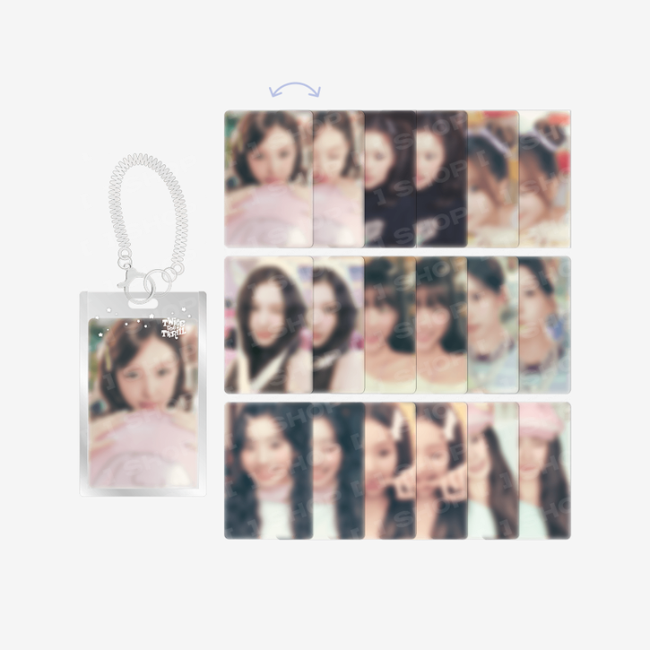 PRE-ORDER - TWICE - TWICE THE THRILL POP UP OFFICAL MD SECRET LENTICULAR KEYRING