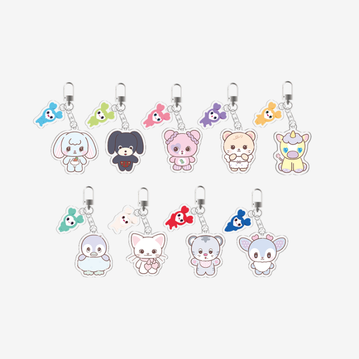 PRE-ORDER - TWICE - TWICE THE THRILL POP UP OFFICAL MD SECRET ACRYLIC KEYRING