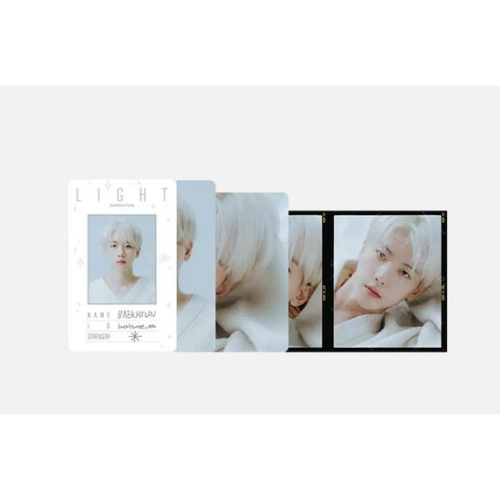 BAEKHYUN - LIGHTS BEYOND LIVE ID PHOTOCARD & FILM SET