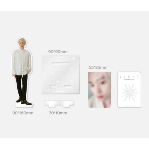 BAEKHYUN - LIGHTS BEYOND LIVE PHONE STAND & PHOTOCARD