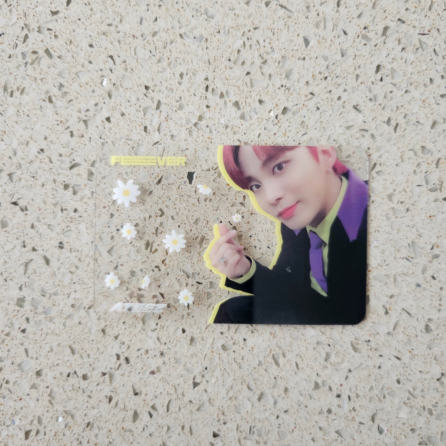 ATEEZ ZERO: FEVER PART 2 MUSIC KOREA TRANSPARENT PHOTOCARD