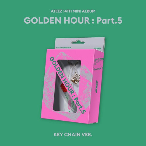 PRE-ORDER - ATEEZ - GOLDEN HOUR : PART 5 (KEYCHAIN VER.)