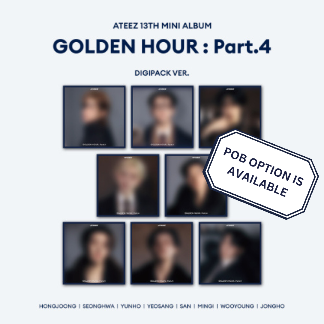 PRE-ORDER - ATEEZ - GOLDEN HOUR: PART 4 (DIGIPACK VER.)