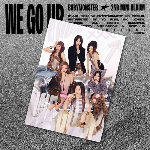 PRE-ORDER - BABYMONSTER - WE GO UP (POSTCARD VER.)