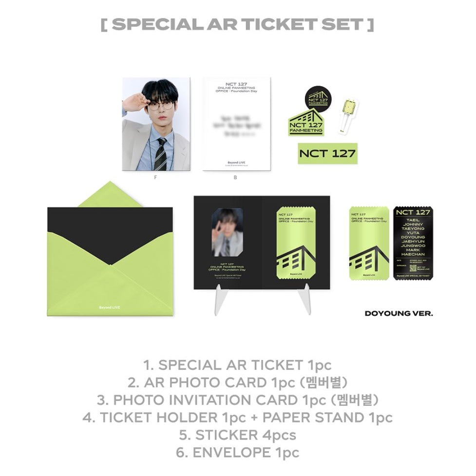NCT 127 - OFFICE DAY AR TICKET & PHOTOCARD