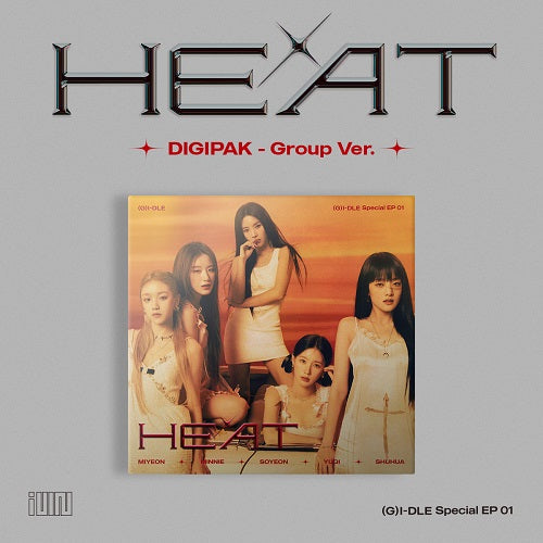 (G)I-DLE SPECIAL ALBUM HEAT (DIGIPACK GROUP VER.)