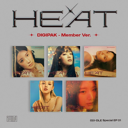 (G)I-DLE - SPECIAL ALBUM HEAT (DIGIPACK MEMBER VER.)