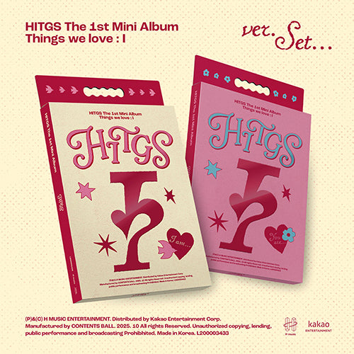 PRE-ORDER - HITGS - THINGS WE LOVE : I