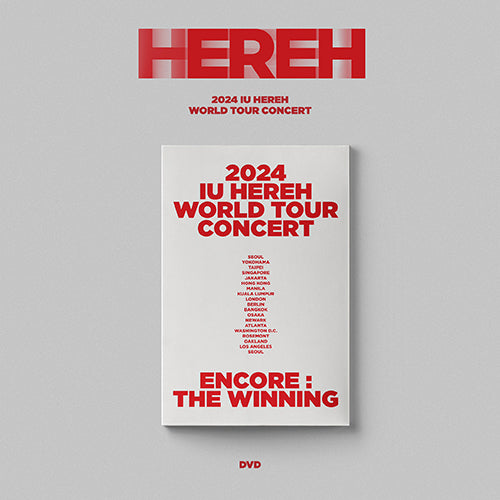 PRE-ORDER - IU - 2024 HEREH WORLD TOUR CONCERT DVD
