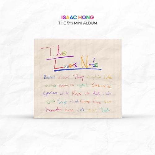 PRE-ORDER - ISAAC HONG - THE LOVERS NOTE