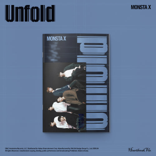 PRE-ORDER - MONSTA X - UNFOLD (HEARTBREAK VER.)