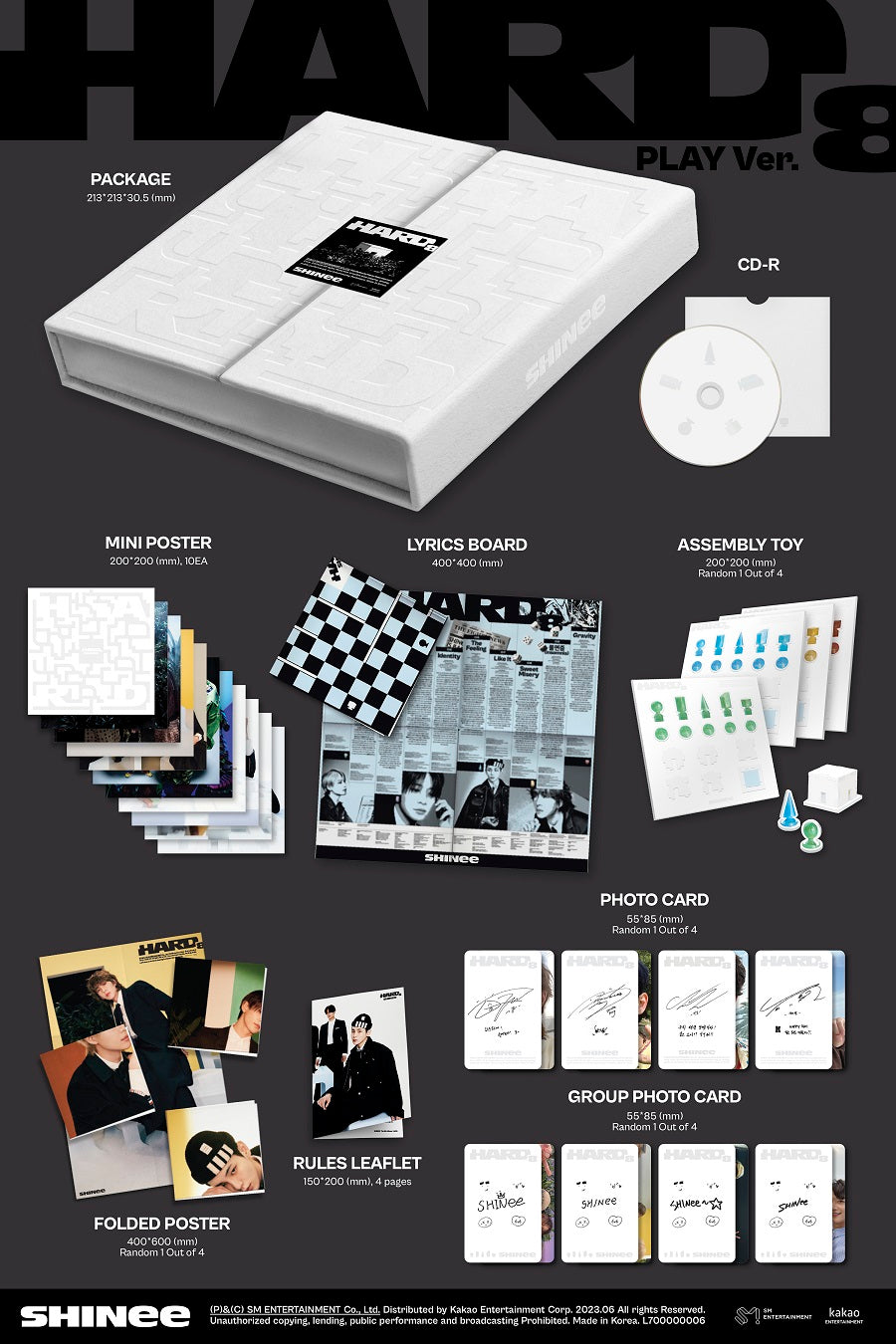 SHINEE - HARD (PACKAGE VER.)