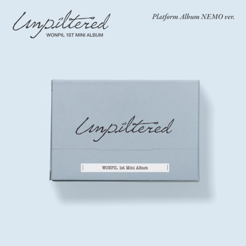 PRE-ORDER - WONPIL - UNPILTERED (PLATFORM VER.)
