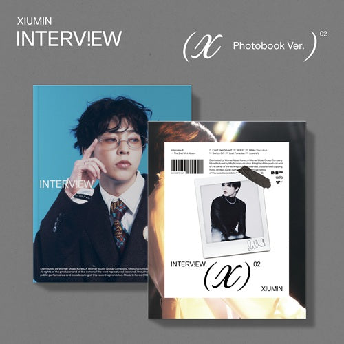 XIUMIN - INTERVIEW X (PHOTOBOOK VER.)