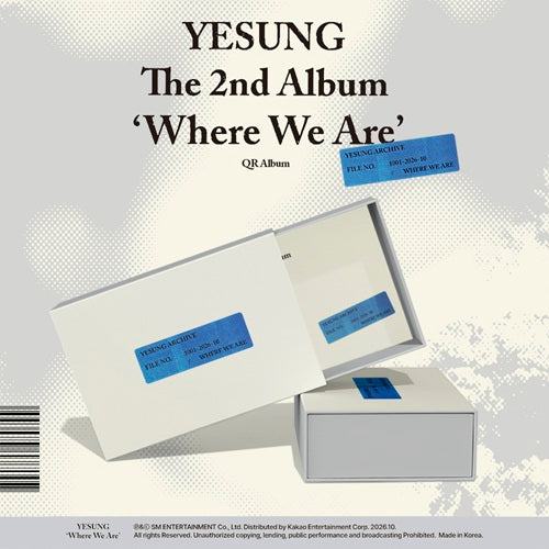 PRE-ORDER - YESUNG - WHERE WE ARE (QR VER.)