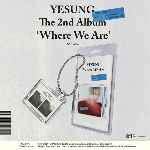 PRE-ORDER - YESUNG - WHERE WE ARE (SMINI VER.)