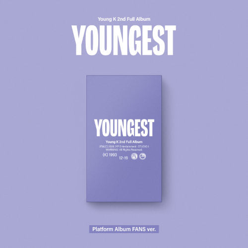 PRE-ORDER - YOUNG K - YOUNGEST (PLATFORM VER.)