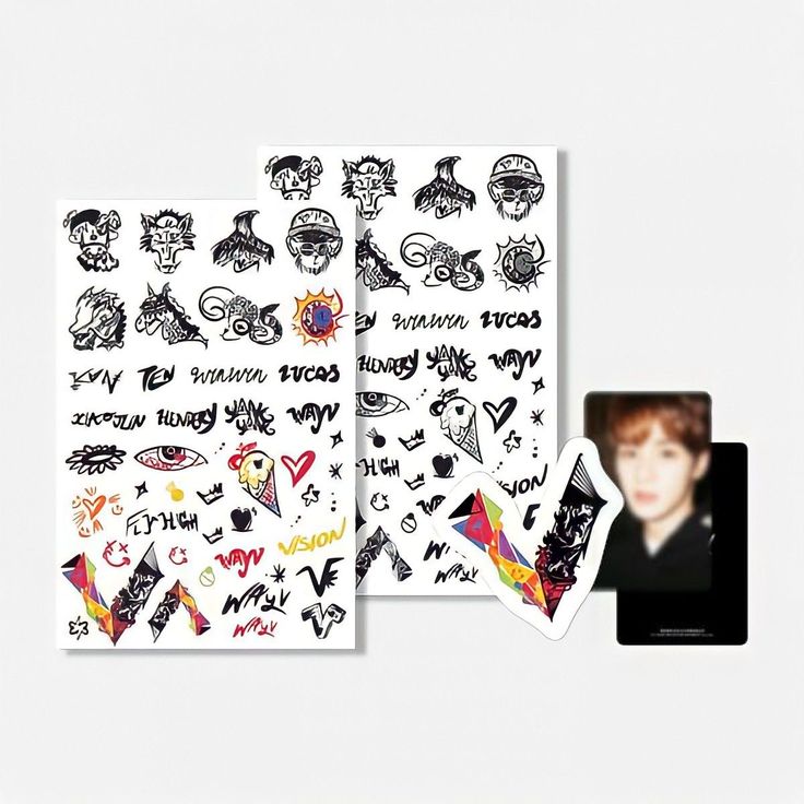 WayV Xiaojun popular Tattoo+Sticker set (NEW)