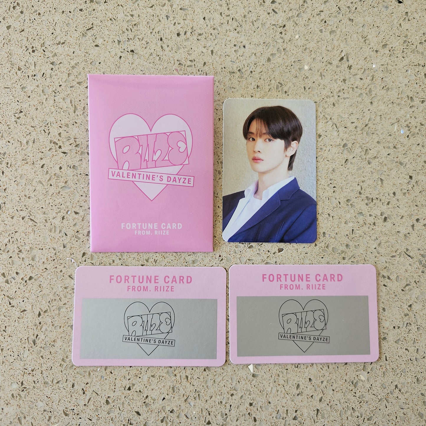 RIIZE - VALENTINE'S DAYZE FORTUNE SCRATCH PHOTOCARD SET - SUNGCHAN VER 1.