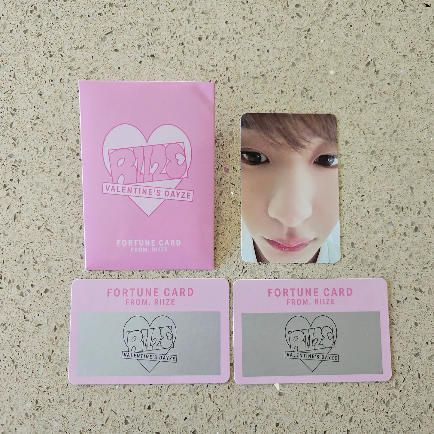 RIIZE - VALENTINE'S DAYZE FORTUNE SCRATCH PHOTOCARD SET - ANTON VER 2.