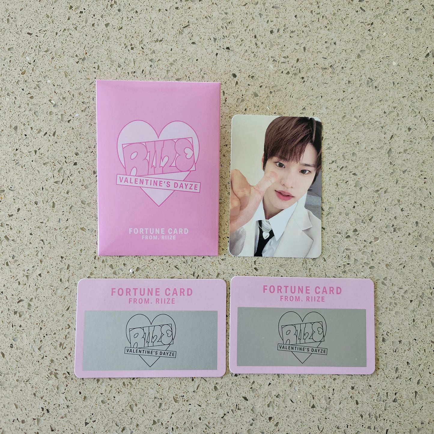 RIIZE - VALENTINE'S DAYZE FORTUNE SCRATCH PHOTOCARD SET - SOHEE VER 2.
