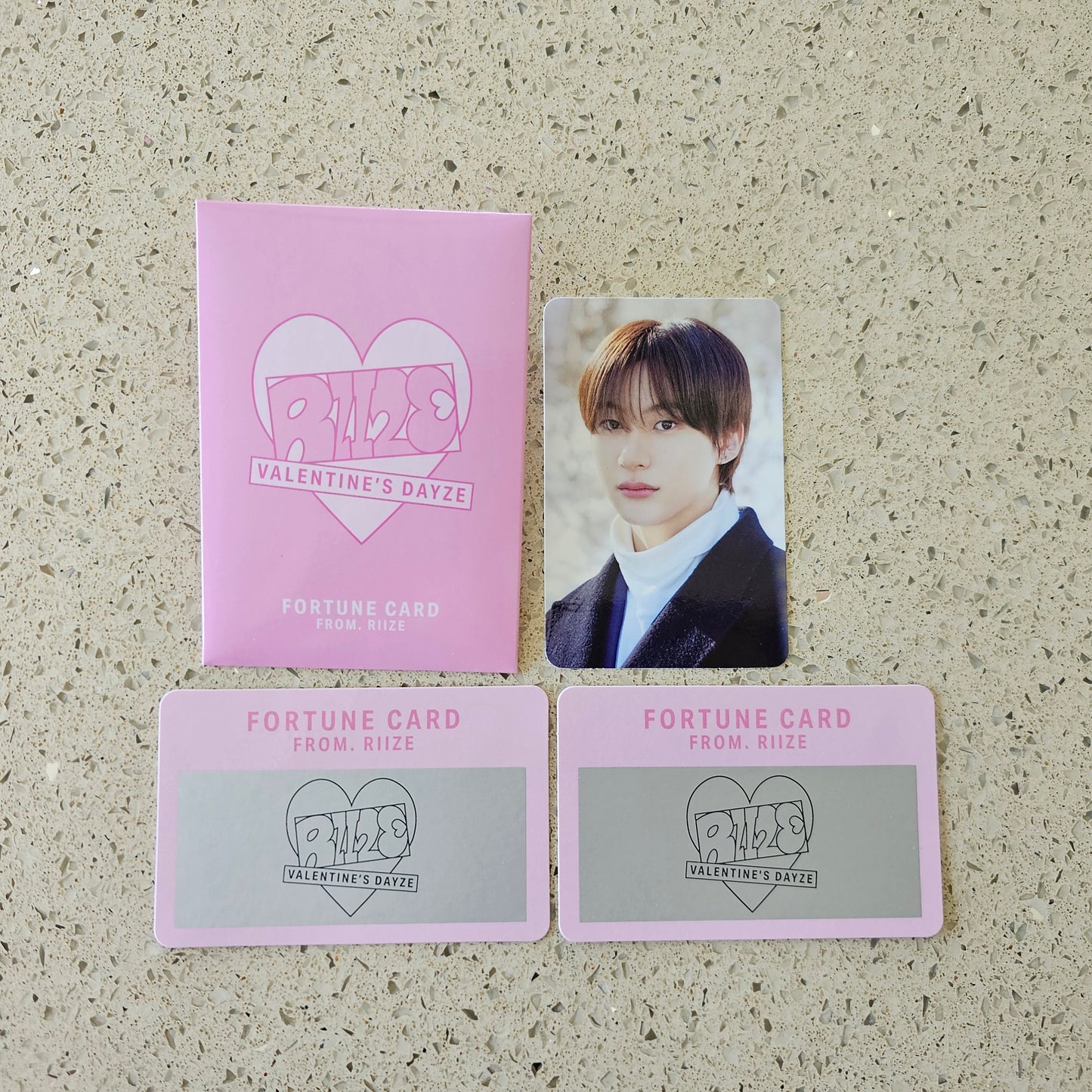 RIIZE - VALENTINE'S DAYZE FORTUNE SCRATCH PHOTOCARD SET - ANTON VER 1.