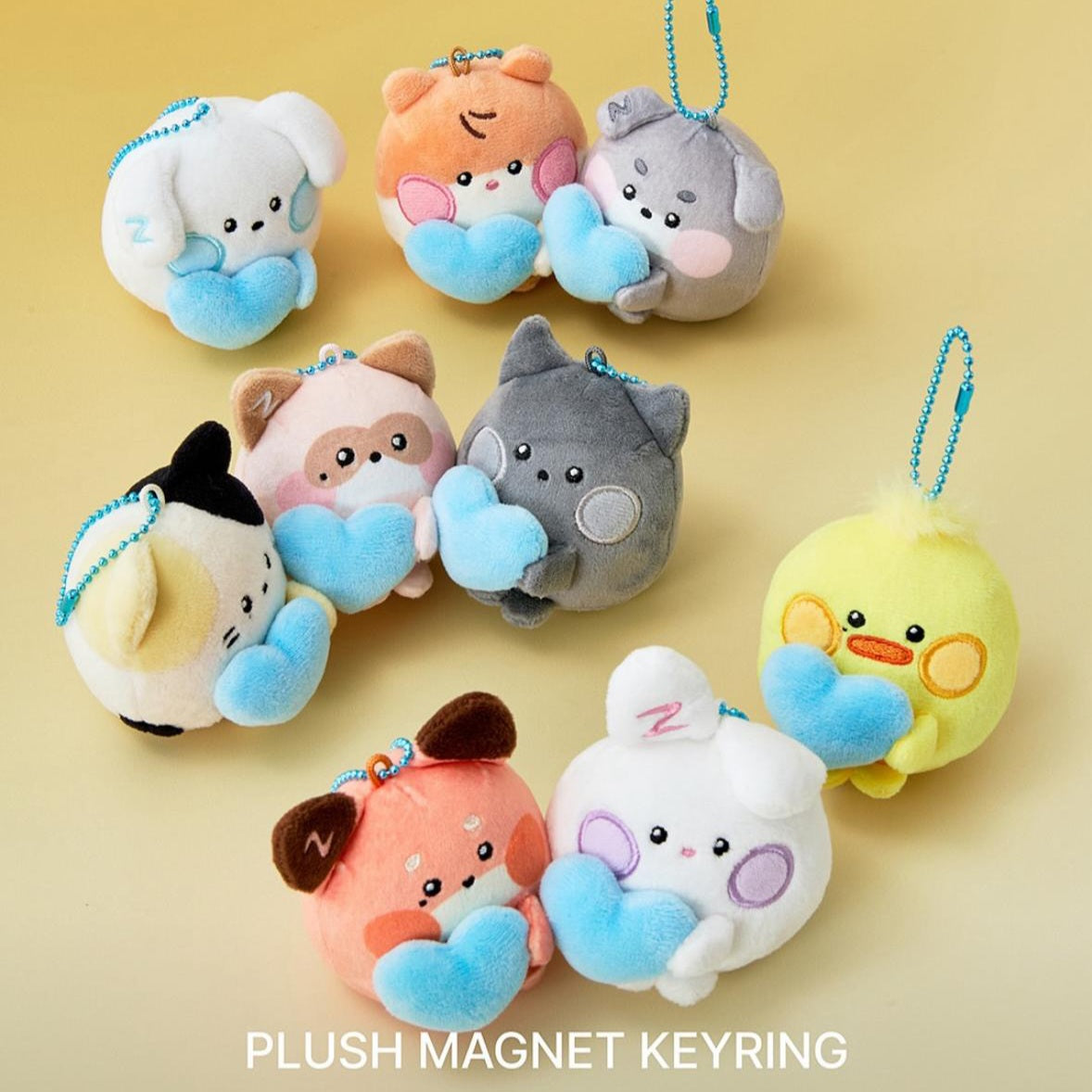 ZERONI FLUFFY WONDERLAND - PLUSH MAGNET KEYRING