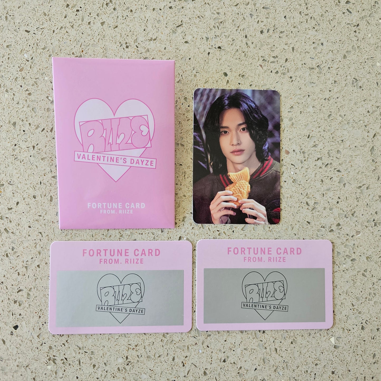 RIIZE - VALENTINE'S DAYZE FORTUNE SCRATCH PHOTOCARD SET - WONBIN VER 1.