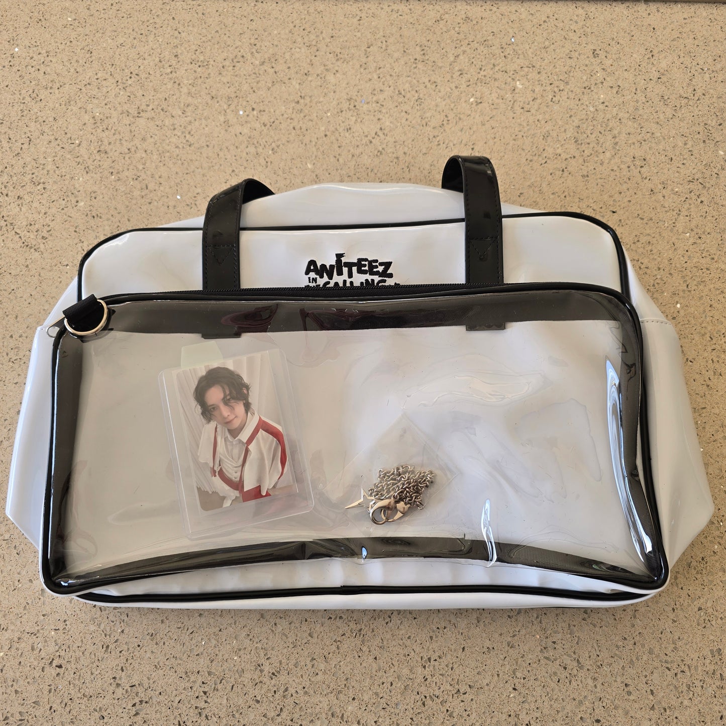ATEEZ - ANITEEZ IN THE CALLING POP UP OFFICIAL MD PVC POCKET SHOULDER BAG