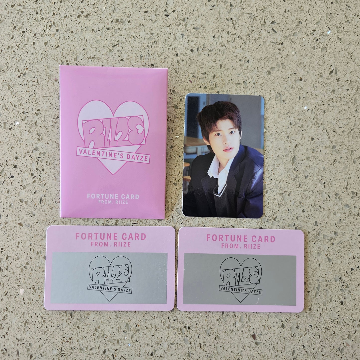 RIIZE - VALENTINE'S DAYZE FORTUNE SCRATCH PHOTOCARD SET - SOHEE VER 1.