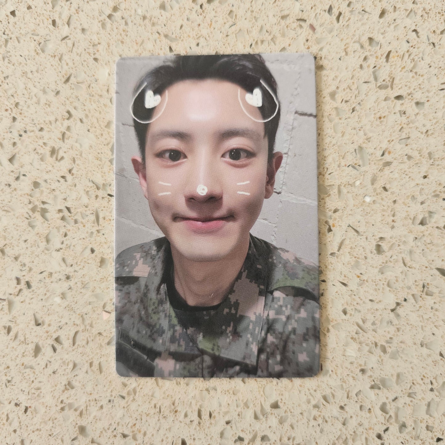 EXO CHANYEOL - MILITARY A SONG OF MEISSA PHOTOCARDS
