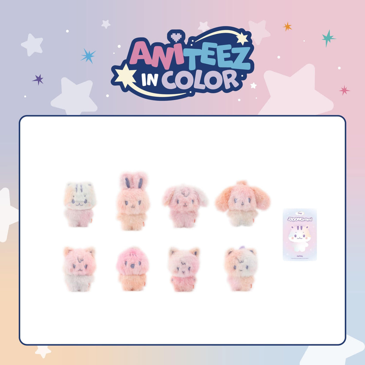 PRE-ORDER - ATEEZ - ANITEEZ IN COLOR POP UP MD COLOR MIX TINY ANITEEZ DOLL