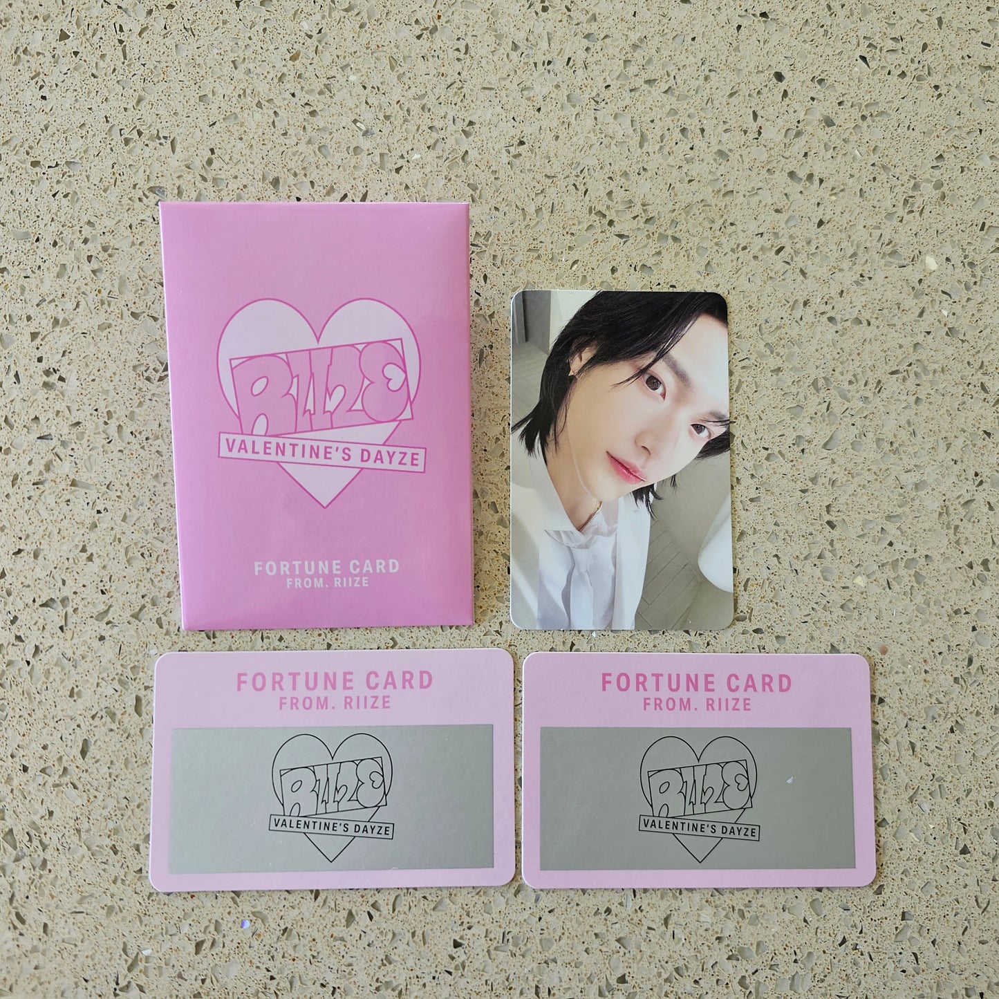 RIIZE - VALENTINE'S DAYZE FORTUNE SCRATCH PHOTOCARD SET - WONBIN VER 2.