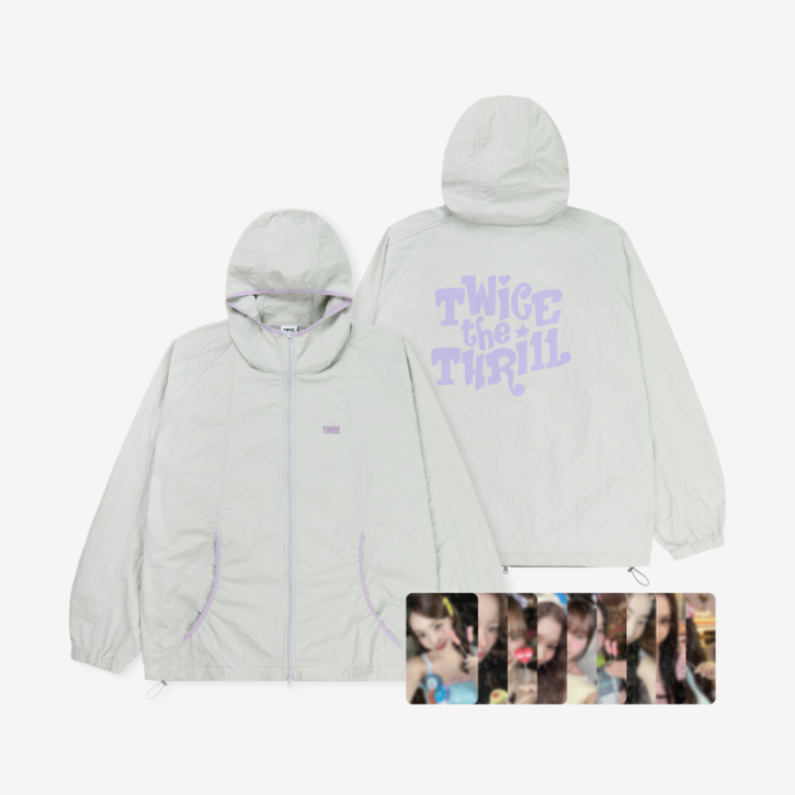 PRE-ORDER - TWICE - TWICE THE THRILL POP UP OFFICAL MD WIND BREAKER