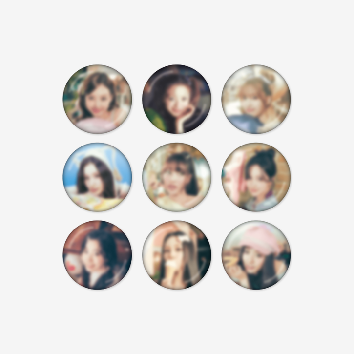 PRE-ORDER - TWICE - TWICE THE THRILL POP UP OFFICAL MD SECRET CAN BADGE