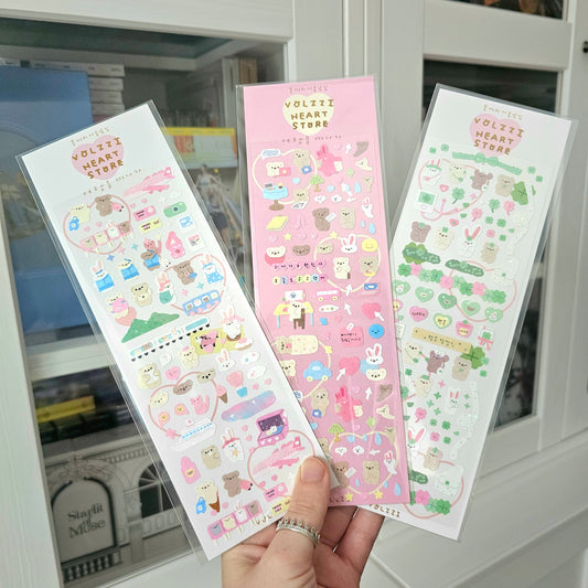 VOLZZI HEART STORE KOREAN DECO STICKERS