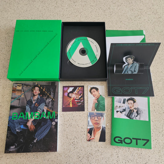 [OPENED] GOT7 - GOT7 (BAMBAM & JINYOUNG PHOTOCARD)