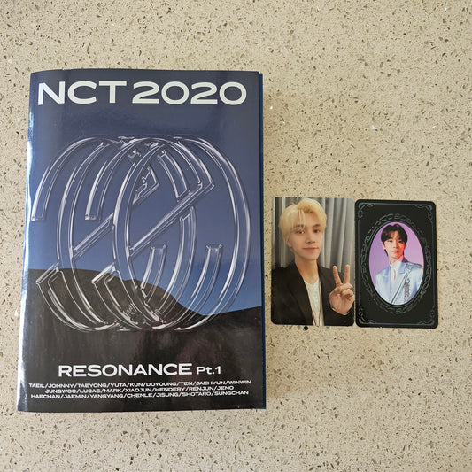 [DAMAGED] NCT - 2020 RESONANCE PT.1 (HENDERY & SUNGCHAN PHOTOCARDS)