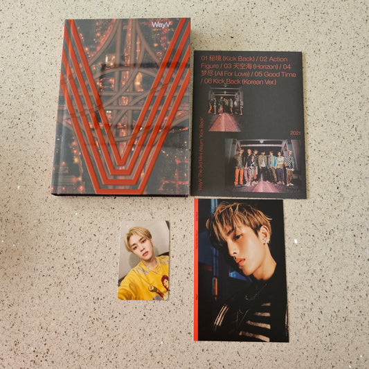 [OPENED] WAYV - KICK BACK (HITCHHIKER VER. - KUN PC)