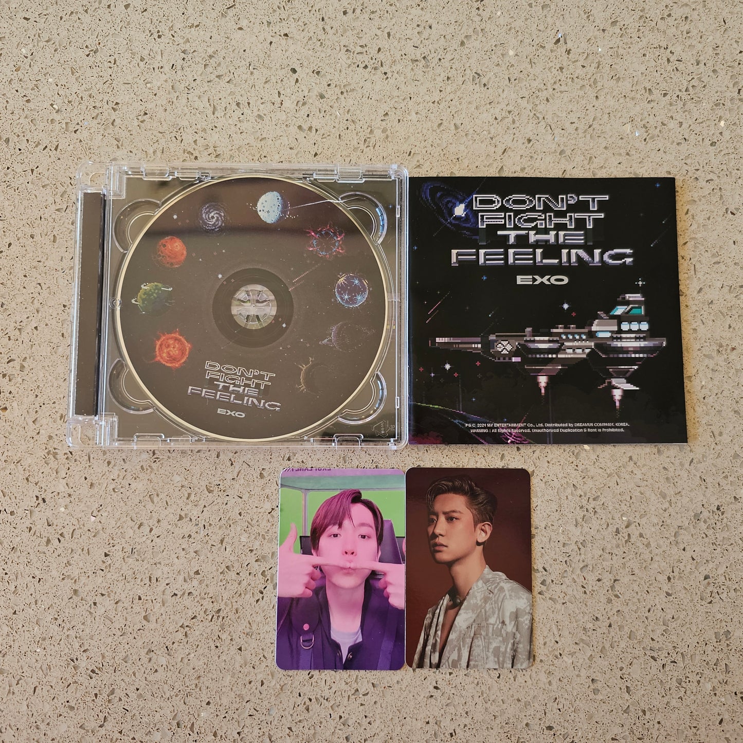 [DAMAGED & OPENED] EXO - DON'T FIGHT THE FEELING (JEWEL VER. - BAEKHYUN & CHANYEOL PC)