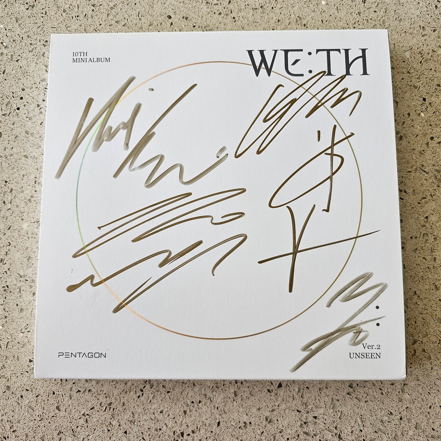 [SIGNED BY ALL MEMBERS] PENTAGON WE:TH (UNSEEN VER.)