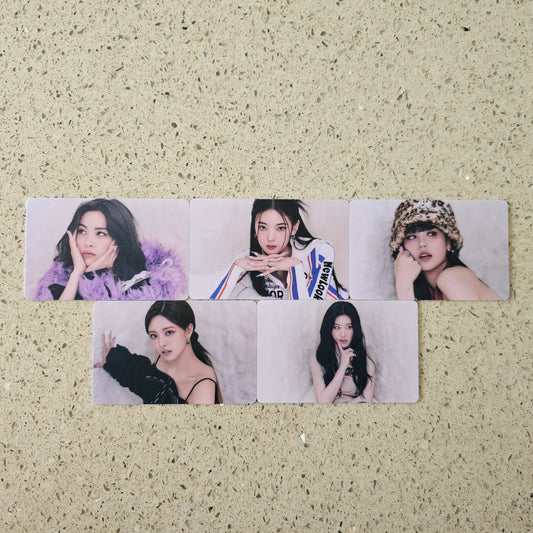 ITZY - CHESHIRE MUSIC KOREA LUCKY DRAW PHOTOCARDS