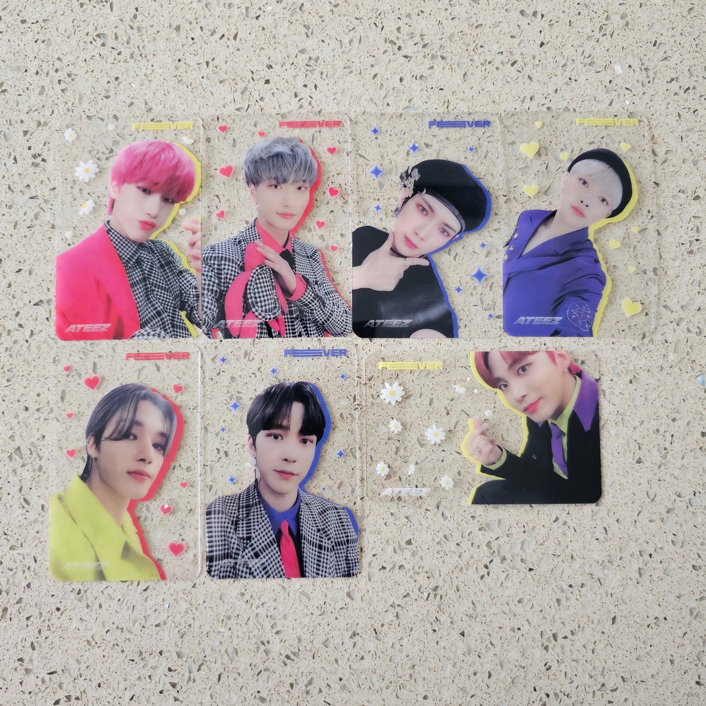 ATEEZ ZERO: FEVER PART 2 MUSIC KOREA TRANSPARENT PHOTOCARD