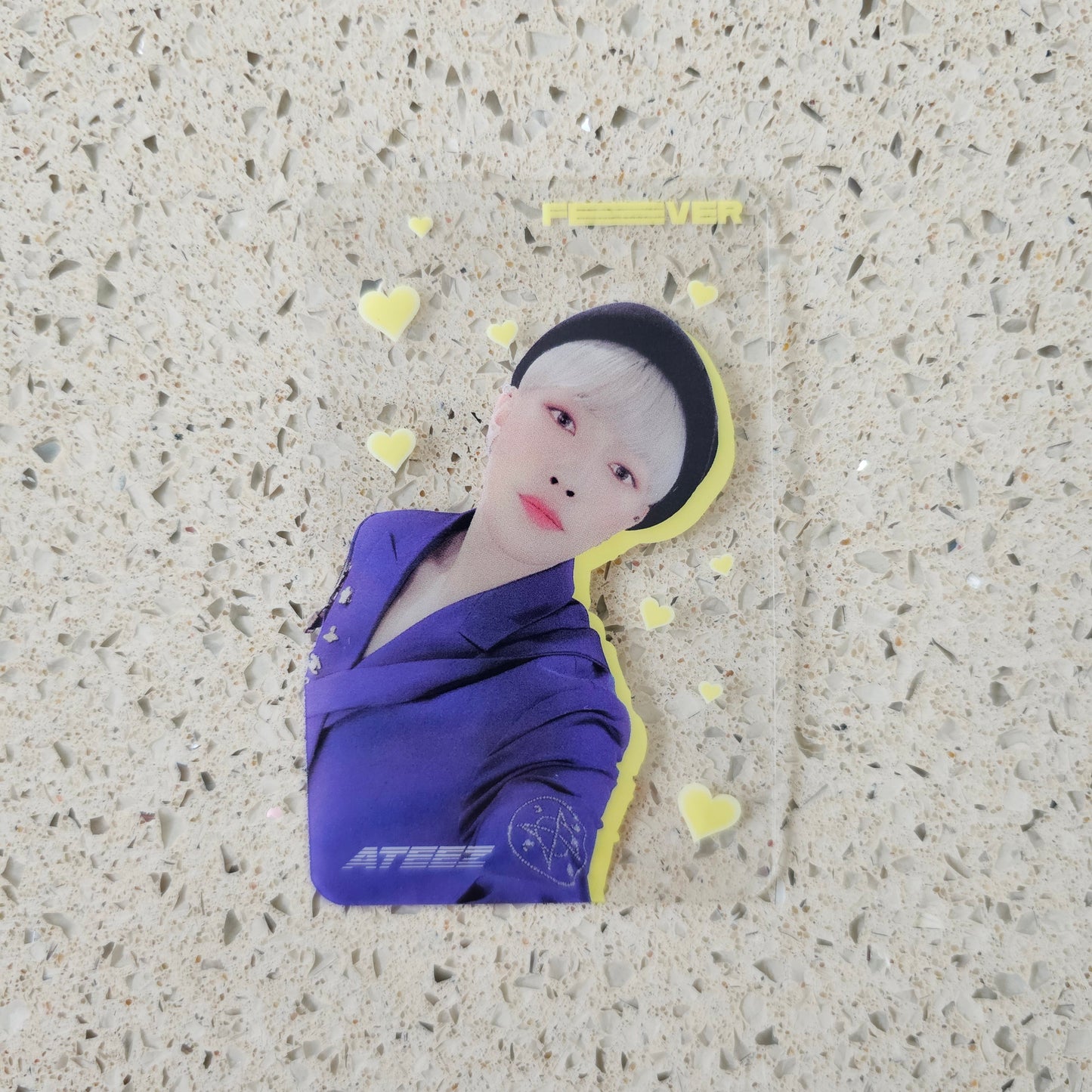 ATEEZ ZERO: FEVER PART 2 MUSIC KOREA TRANSPARENT PHOTOCARD