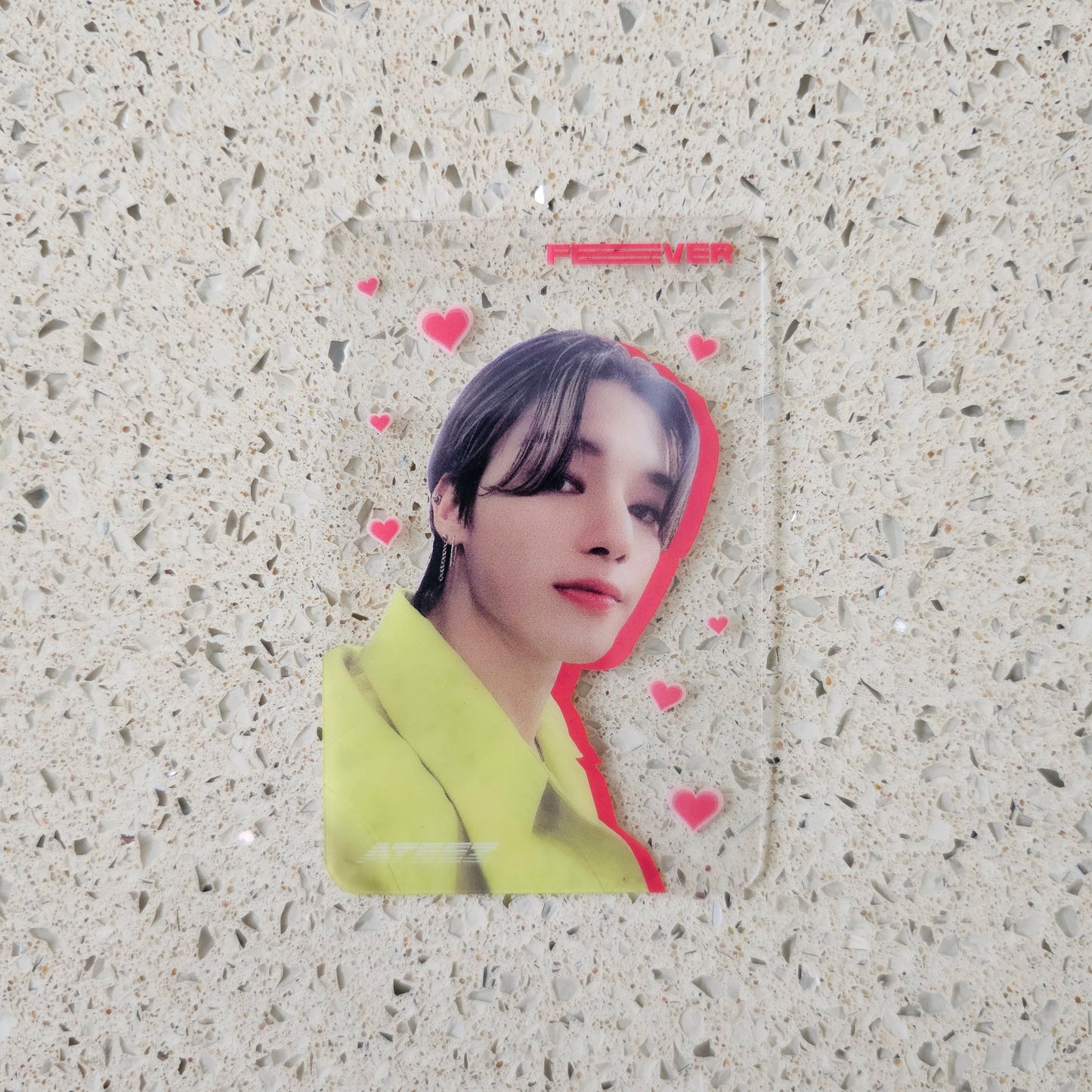 ATEEZ ZERO: FEVER PART 2 MUSIC KOREA TRANSPARENT PHOTOCARD