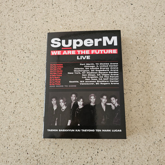 [OPENED] SUPERM WE ARE THE FUTURE POSTCARD BOOK