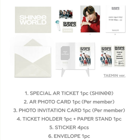 SHINEE - SHINEE WORLD AR TICKET