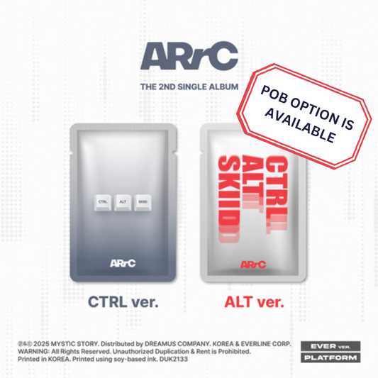 PRE-ORDER - ARRC - CTRL+ALT+SKIID (CTRL & ALT VER.)