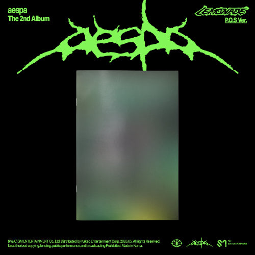 PRE-ORDER - AESPA - LEMONADE (P.O.S VER.)