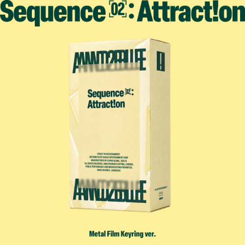 PRE-ORDER - AND2BLE - SEQUENCE 02: ATTRACTION (METAL FILM KEYRING VER.)